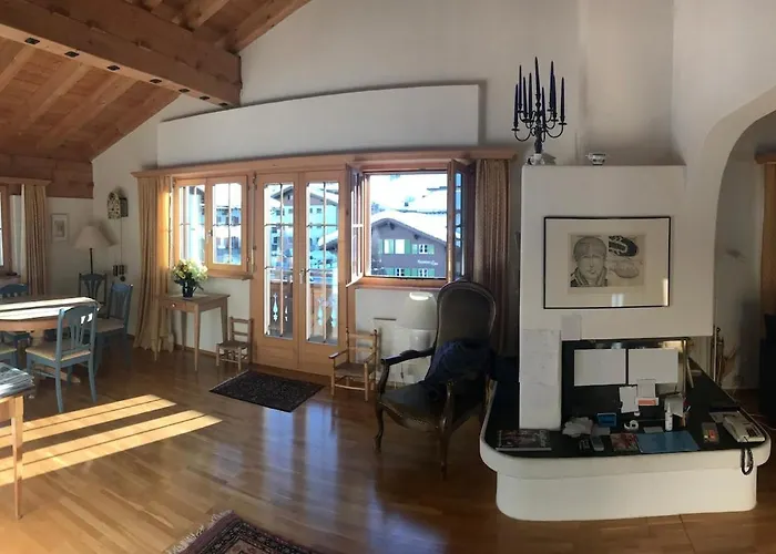 Cosy Mountain Duplex With View On The Alps * Klosters